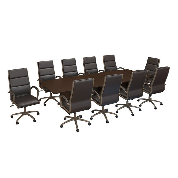 Natural Rectangular Conference Table Sets You'll Love Wayfair
